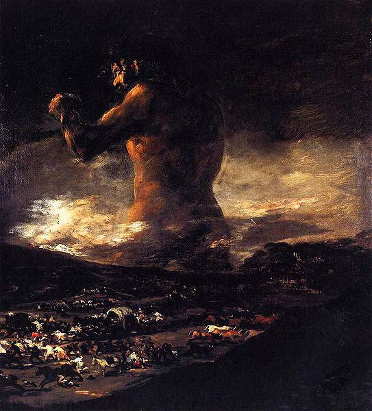 Francisco de Goya El coloso China oil painting art
